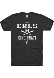 Carter Erls  Cincinnati Bearcats NIL Sport Icon Short Sleeve T Shirt