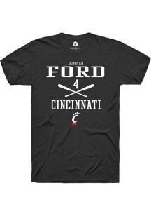 Donovan Ford  Cincinnati Bearcats NIL Sport Icon Short Sleeve T Shirt