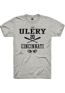 Josh Ulery Ash Cincinnati Bearcats NIL Sport Icon Short Sleeve T Shirt