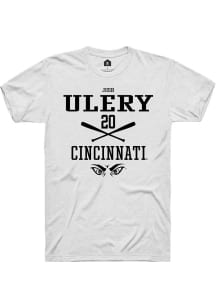 Josh Ulery White Cincinnati Bearcats NIL Sport Icon Short Sleeve T Shirt