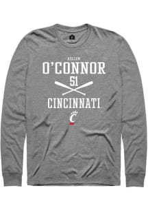 Kellen O'Connor Rally Mens Graphite Cincinnati Bearcats NIL Sport Icon Tee