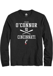 Kellen O'Connor Rally Mens Black Cincinnati Bearcats NIL Sport Icon Tee