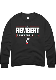 JJ Rembert Rally Mens  Cincinnati Bearcats NIL Stacked Box Crew Sweatshirt