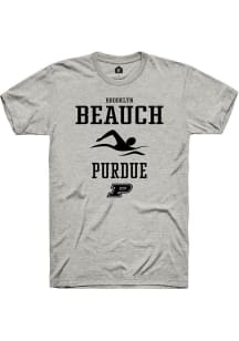 Brooklyn Beauch Ash Purdue Boilermakers NIL Sport Icon Short Sleeve T Shirt