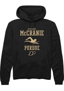 Ruth Anne McCranie Rally Mens Black Purdue Boilermakers NIL Sport Icon Hooded Sweatshirt