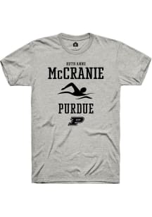 Ruth Anne McCranie Ash Purdue Boilermakers NIL Sport Icon Short Sleeve T Shirt