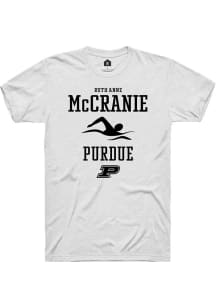 Ruth Anne McCranie White Purdue Boilermakers NIL Sport Icon Short Sleeve T Shirt