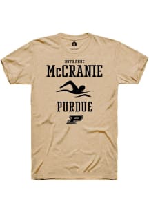 Ruth Anne McCranie Gold Purdue Boilermakers NIL Sport Icon Short Sleeve T Shirt