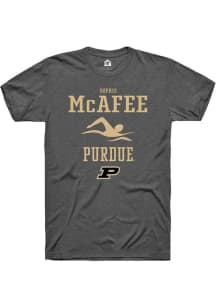 Sophie McAfee Dark Grey Purdue Boilermakers NIL Sport Icon Short Sleeve T Shirt