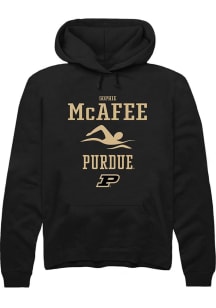 Sophie McAfee Rally Mens Black Purdue Boilermakers NIL Sport Icon Hooded Sweatshirt