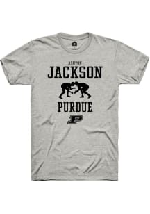 Ashton Jackson Ash Purdue Boilermakers NIL Sport Icon Short Sleeve T Shirt