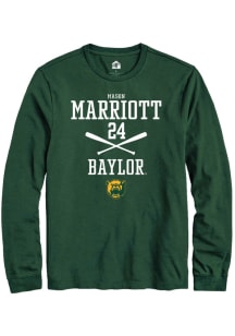 Mason Marriott  Baylor Bears Green Rally NIL Sport Icon Long Sleeve T Shirt