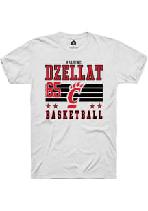 Halvine Dzellat White Cincinnati Bearcats NIL Striped Short Sleeve T Shirt