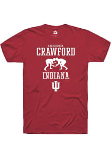 Christopher Crawford Cardinal Indiana Hoosiers NIL Sport Icon Short Sleeve T Shirt