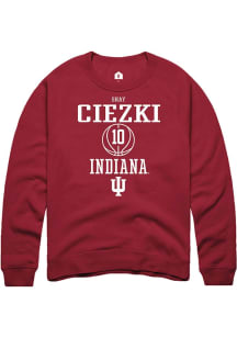 Shay Ciezki Rally Mens Cardinal Indiana Hoosiers NIL Sport Icon Crew Sweatshirt