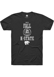 Baye Fall Black K-State Wildcats NIL Sport Icon Short Sleeve T Shirt