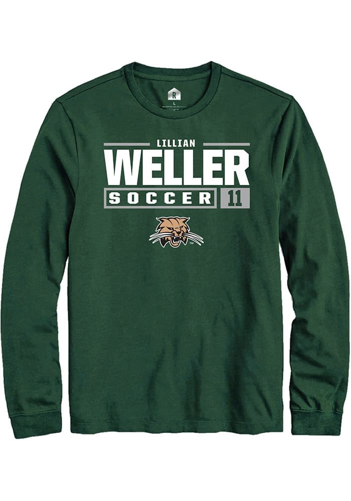 Lillian Weller Ohio Bobcats Rally NIL Stacked Box Long Sleeve T Shirt