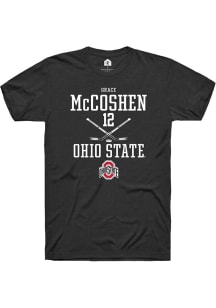 Grace McCoshen Black Ohio State Buckeyes NIL Sport Icon Short Sleeve T Shirt