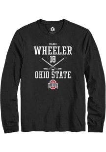 Maddi Wheeler Rally Mens Black Ohio State Buckeyes NIL Sport Icon Tee