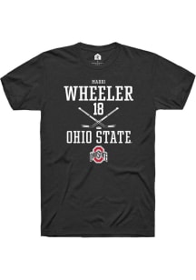 Maddi Wheeler Black Ohio State Buckeyes NIL Sport Icon Short Sleeve T Shirt