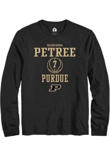 Mahrianna Petree Rally Mens Black Purdue Boilermakers NIL Sport Icon Tee