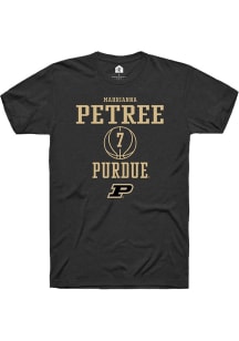 Mahrianna Petree Black Purdue Boilermakers NIL Sport Icon Short Sleeve T Shirt