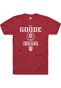 Luke Goode Cardinal Indiana Hoosiers NIL Sport Icon Short Sleeve T Shirt