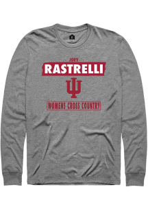 Joey Rastrelli Rally Mens Grey Indiana Hoosiers NIL Striped Tee
