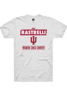 Joey Rastrelli White Indiana Hoosiers NIL Striped Short Sleeve T Shirt