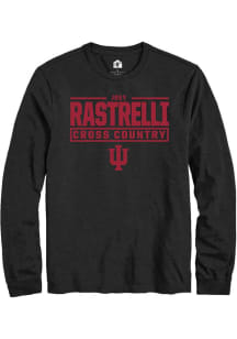 Joey Rastrelli Rally Mens Black Indiana Hoosiers NIL Stacked Box Tee