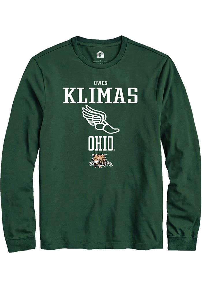 Owen Klimas Ohio Bobcats Rally NIL Sport Icon Long Sleeve T Shirt
