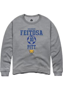 Guilherme Feitosa Rally Mens Graphite Pitt Panthers NIL Sport Icon Crew Sweatshirt