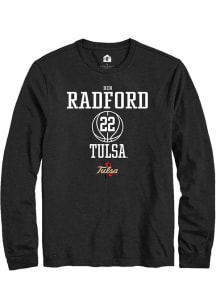 Ben Radford Rally Mens Black Tulsa Golden Hurricane NIL Sport Icon Tee