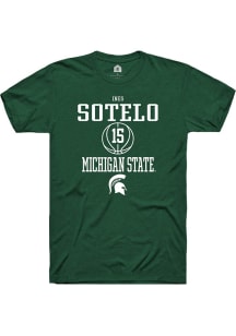 Ines Sotelo Green Michigan State Spartans NIL Sport Icon Short Sleeve T Shirt