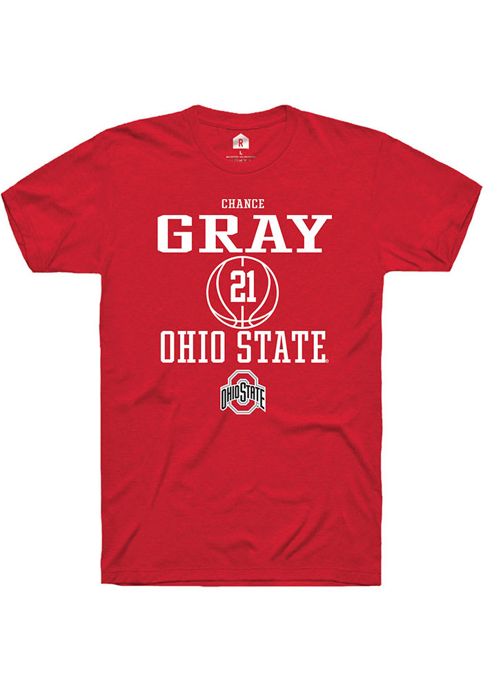 Chance Gray Ohio State Buckeyes Rally NIL Sport Icon Short Sleeve T Shirt