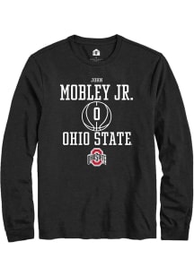 John Mobley Jr. Rally Mens Black Ohio State Buckeyes NIL Sport Icon Tee