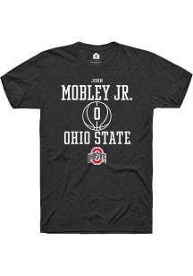 John Mobley Jr. Black Ohio State Buckeyes NIL Sport Icon Short Sleeve T Shirt