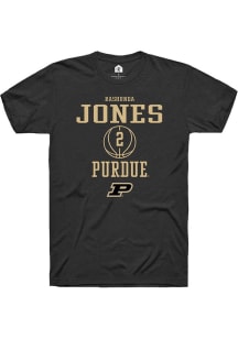 Rashunda Jones Black Purdue Boilermakers NIL Sport Icon Short Sleeve T Shirt