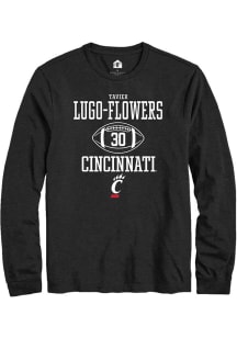 Tavier Lugo-Flowers Rally Mens Black Cincinnati Bearcats NIL Sport Icon Tee