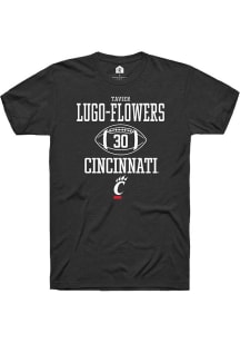 Tavier Lugo-Flowers Black Cincinnati Bearcats NIL Sport Icon Short Sleeve T Shirt