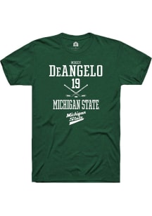 Mikey DeAngelo Green Michigan State Spartans NIL Sport Icon Short Sleeve T Shirt