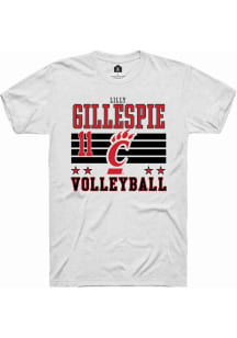 Lilly Gillespie White Cincinnati Bearcats NIL Striped Short Sleeve T Shirt