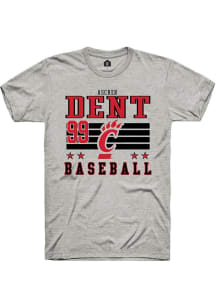 Ascher Dent Ash Cincinnati Bearcats NIL Striped Short Sleeve T Shirt