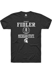Frankie Fidler Black Michigan State Spartans NIL Sport Icon Short Sleeve T Shirt