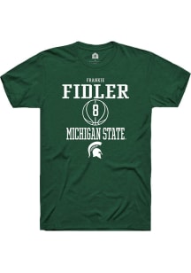 Frankie Fidler Green Michigan State Spartans NIL Sport Icon Short Sleeve T Shirt