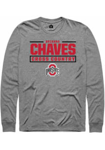Brianna Chaves Rally Mens Graphite Ohio State Buckeyes NIL Stacked Box Tee