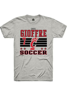 Emma Gioffre Ash Cincinnati Bearcats NIL Striped Short Sleeve T Shirt
