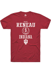 Malik Reneau  Indiana Hoosiers Red Rally NIL Sport Icon Short Sleeve T Shirt