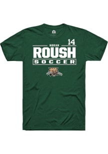 Norah Roush  Ohio Bobcats Green Rally NIL Stacked Box Short Sleeve T Shirt