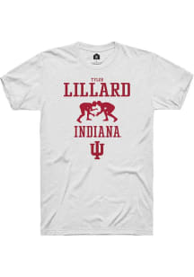 Tyler Lillard White Indiana Hoosiers NIL Sport Icon Short Sleeve T Shirt